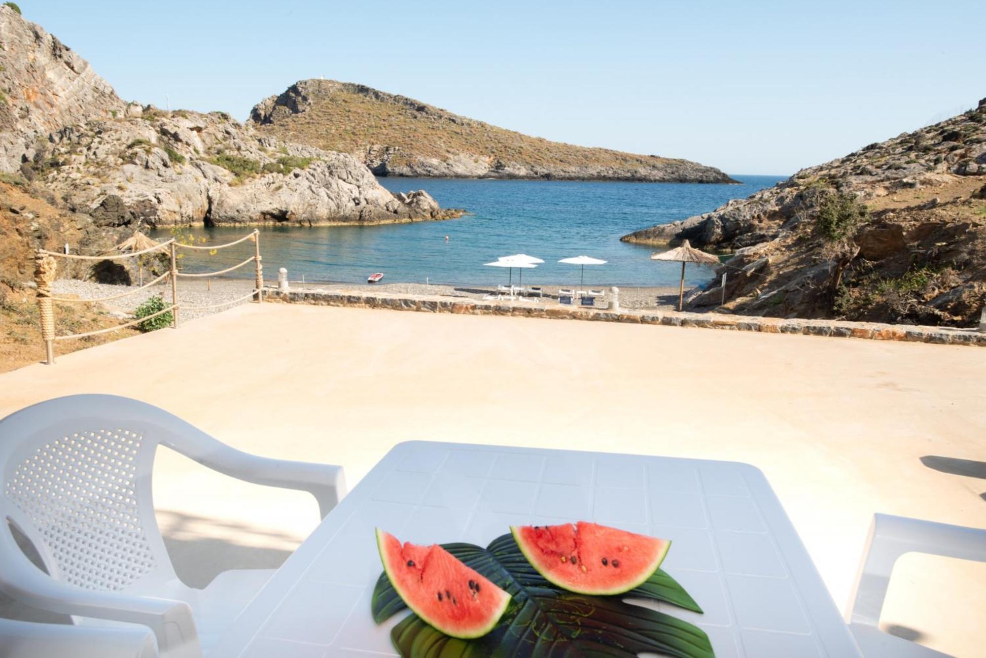 Beachfront Studio Kyma West ~ Crete'S Hidden Gem Kalí Liménesz Kültér fotó