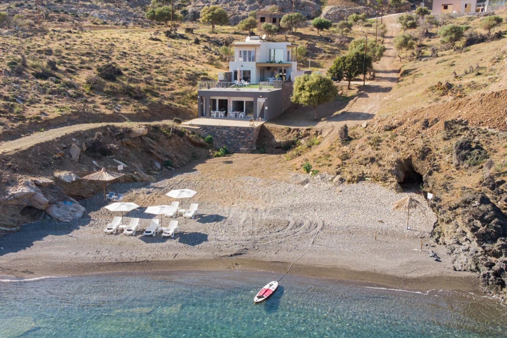 Beachfront Studio Kyma West ~ Crete'S Hidden Gem Kalí Liménesz Kültér fotó